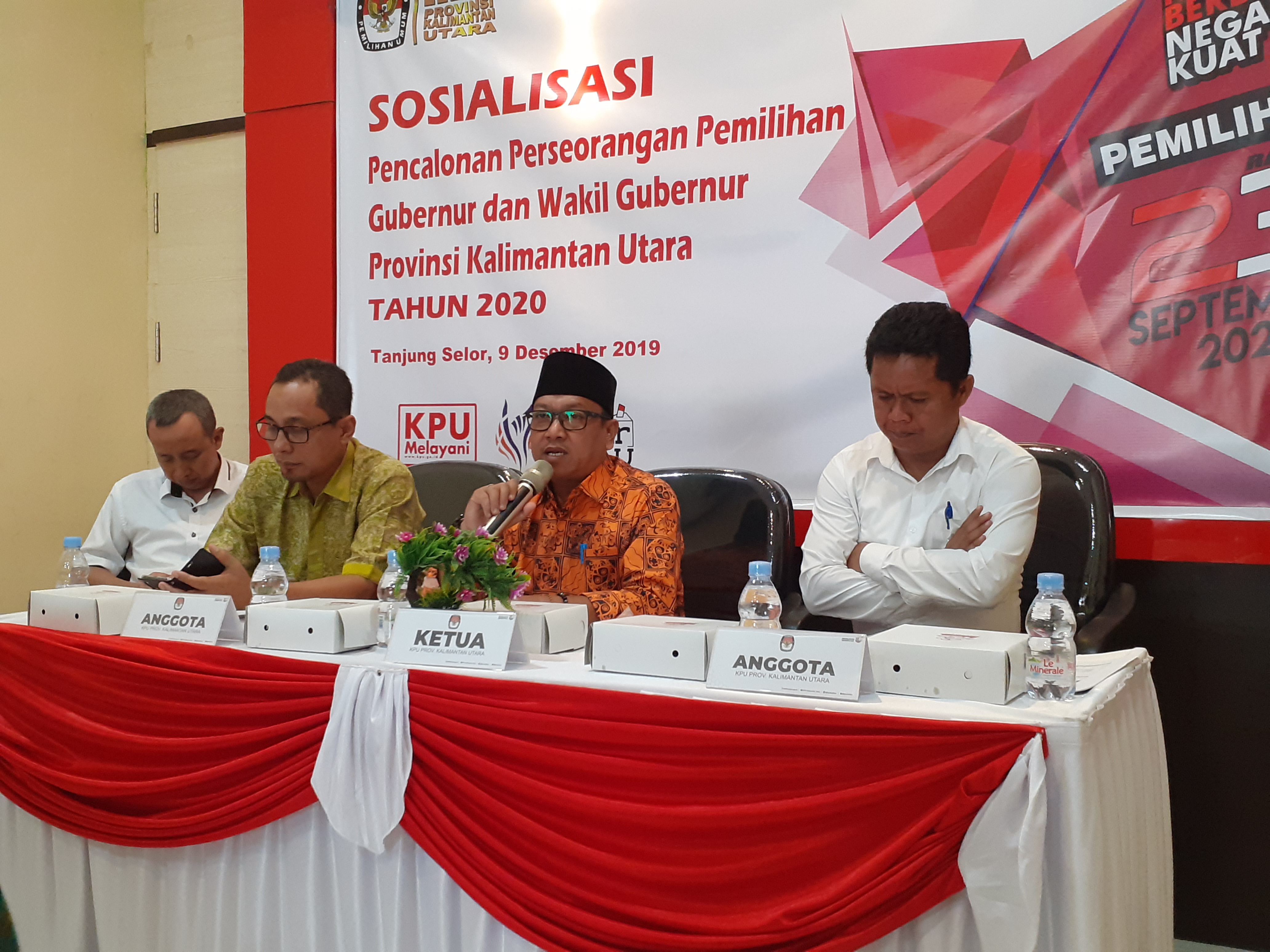 KPU Kaltara Sosialisasi Pencalonan Perseorangan Pilgub 2020