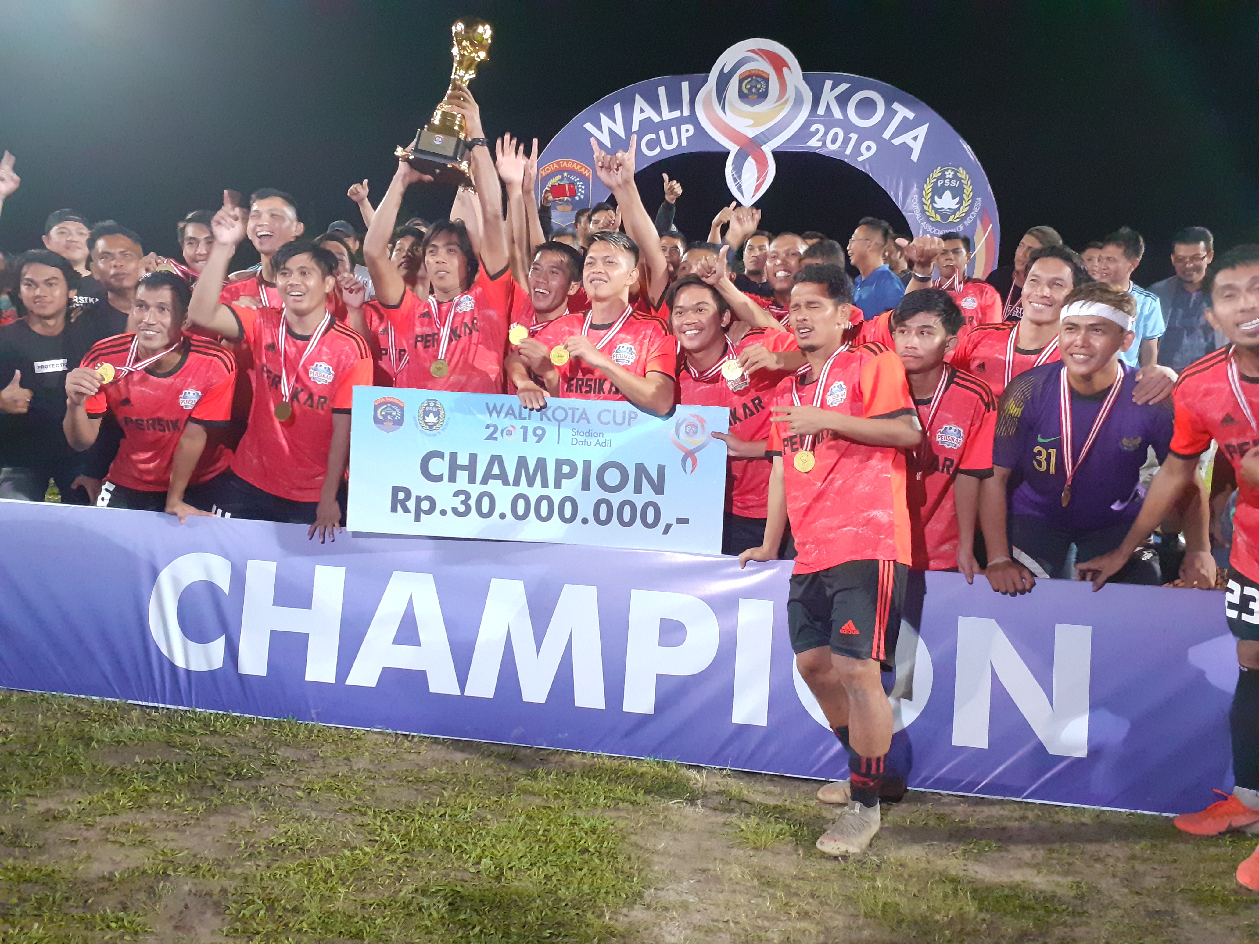 Menang Dramatis, Aidil Bawa Persikar Juara Wali Kota Cup 2019