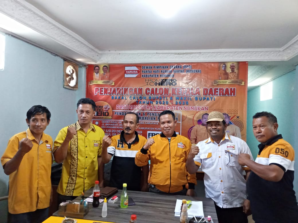 DPC Hanura Nunukan Resmi Buka Pendaftaran Bacalon Bupati, Berikut Jadwal dan Syaratnya