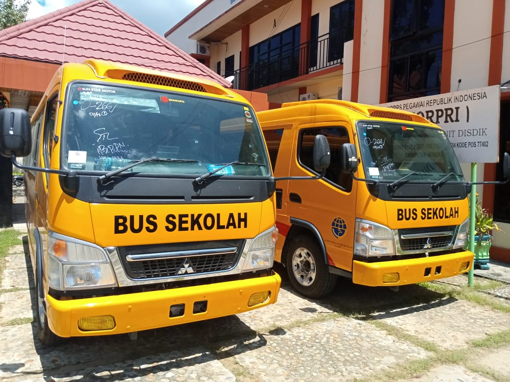 2 Unit Bus Sekolah Bantuan Kemenhub Siap Angkut Pelajar di Sebatik dan Binusan