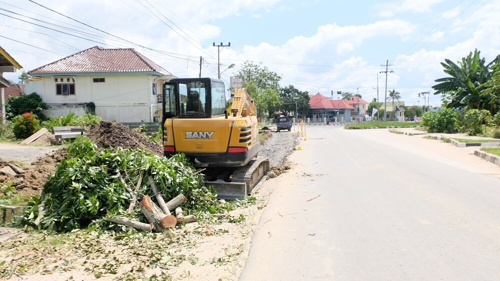 Pelebaran Jalan Durian Kembali Dilanjutkan