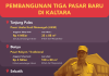 Tiga Pasar Baru di Kaltara Dibangun Tahun Ini