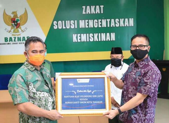 Bank Indonesia Kaltara Salurkan 200 APD ke Baznas Tarakan