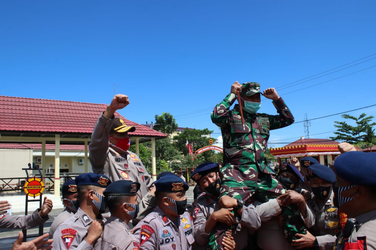 Jelang Pilkada, TNI-Polri Harus Solid, Danrem: Jika Ada Babinsa Salahi Aturan Laporkan ke Saya