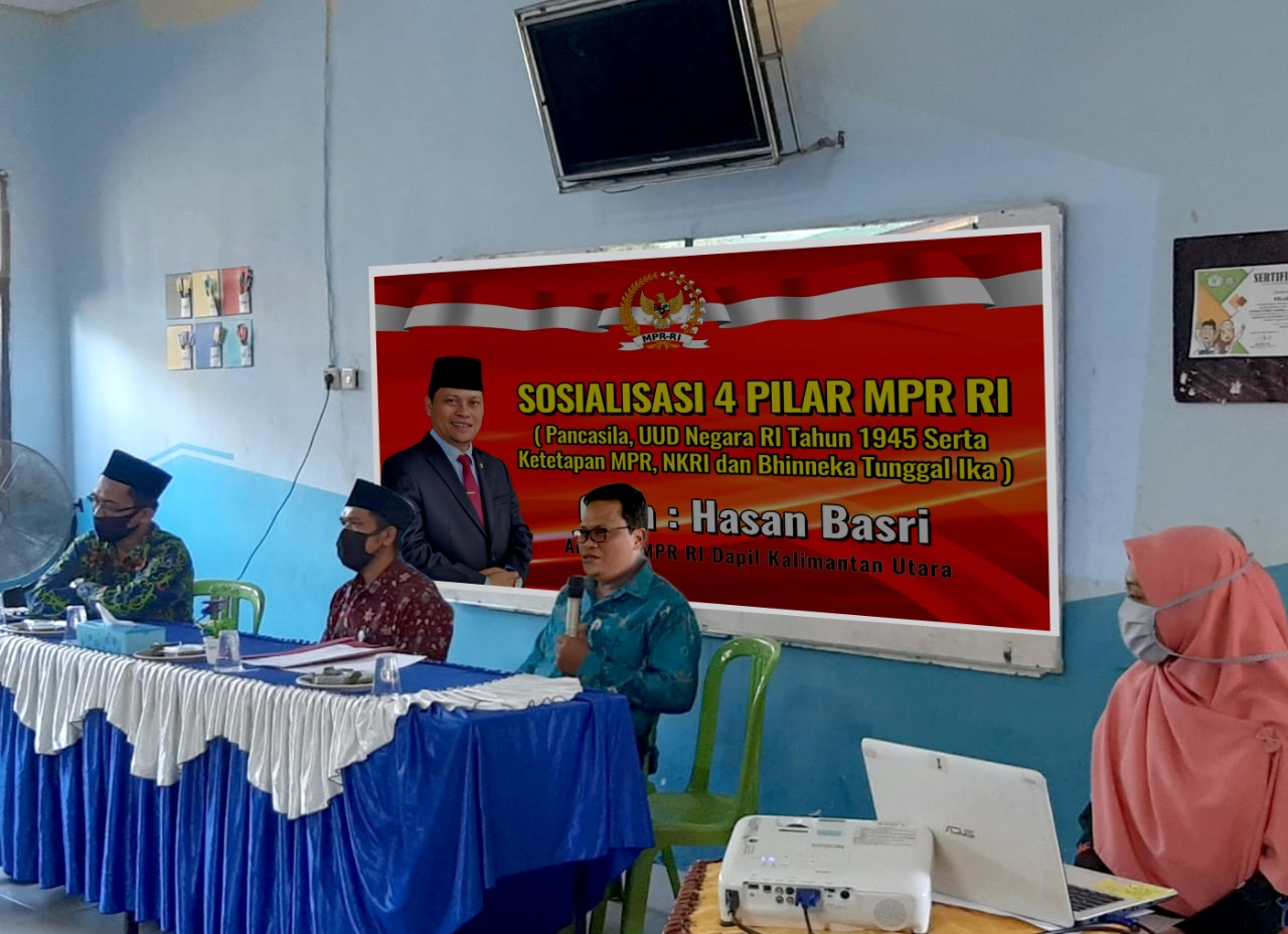 Sosialisasi 4 Pilar MPR RI di Tarakan, Hasan Basri Garisbawahi  Ideologi Pancasila