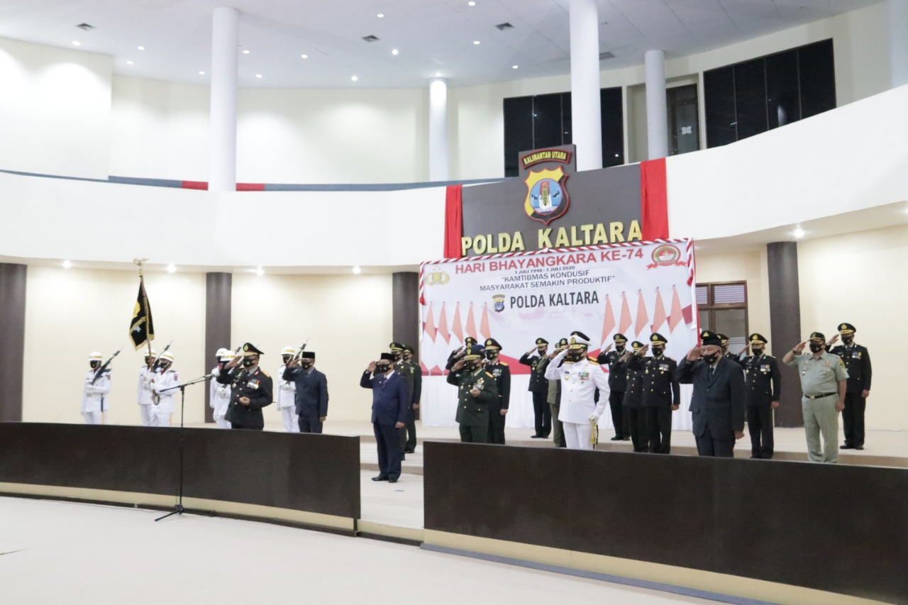 Dipimpin Presiden Jokowi, Kapolda Hadiri Upacara HUT ke-74 Polri secara Virtual