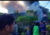 Sebengkok Kembali Membara, 5 Rumah Dinas Syahbandar Ludes Terbakar