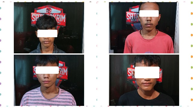 Jadi Bandit Jalanan, 4 Pelajar Ini Rampok Korbannya Pakai Golok