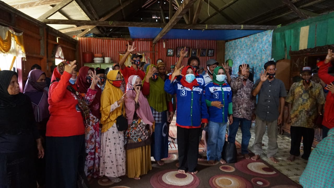 Rachmawati Turut Kampanyekan Keunggulan Paslon Zainal-Yansen ke Warga Nunukan