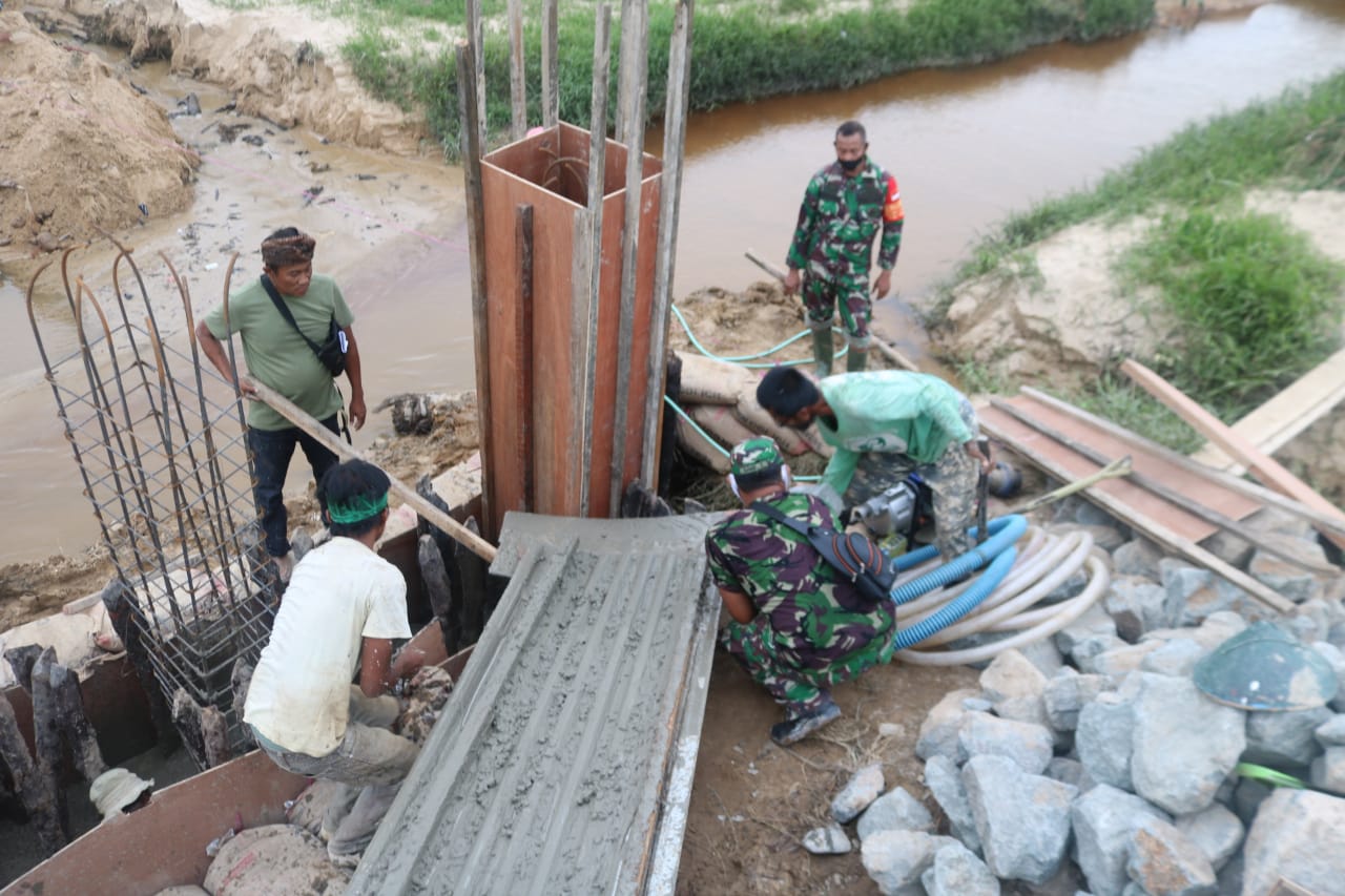 Percepatan Pembangunan Jembatan jadi Target Satgas TMMD