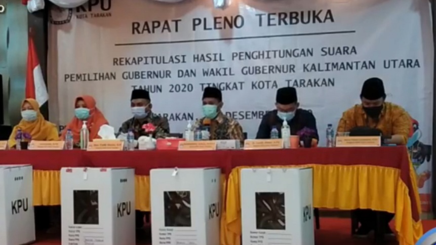Pleno KPU Tarakan Tuntas, Zainal-Yansen Menang atas Petahana