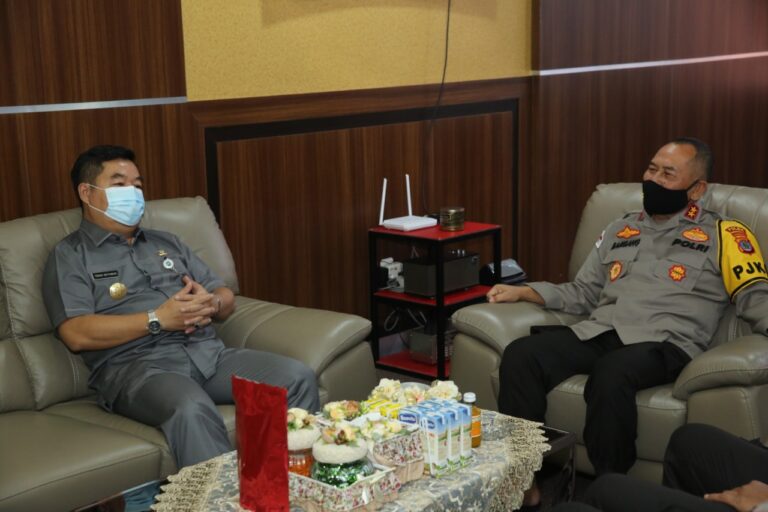 Pjs Gubernur-Kapolda Silaturahmi, Komitmen Saling Dukung dalam Tugas-tugas