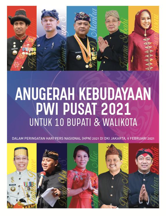 Begini Strategi 10 Bupati/Walikota Penerima Anugerah Kebudayaan PWI