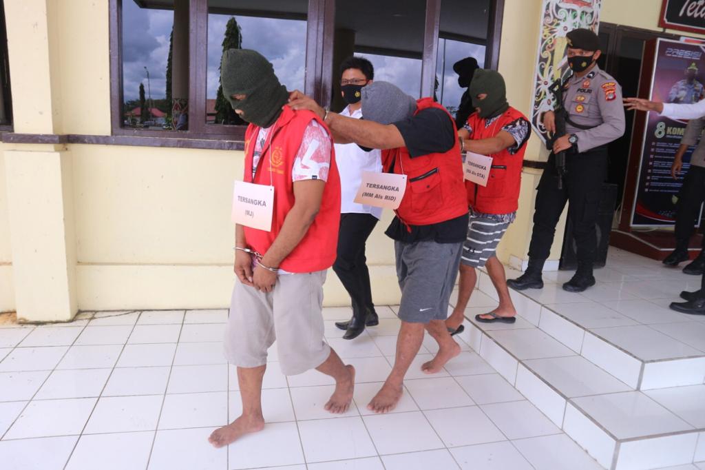3 Tersangka Komplotan Pelaku Pencurian di Malinau Kota Akhirnya Tertangkap di Tarakan