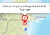 Gempa Dirasakan di Tiga Kabupaten di Kaltara