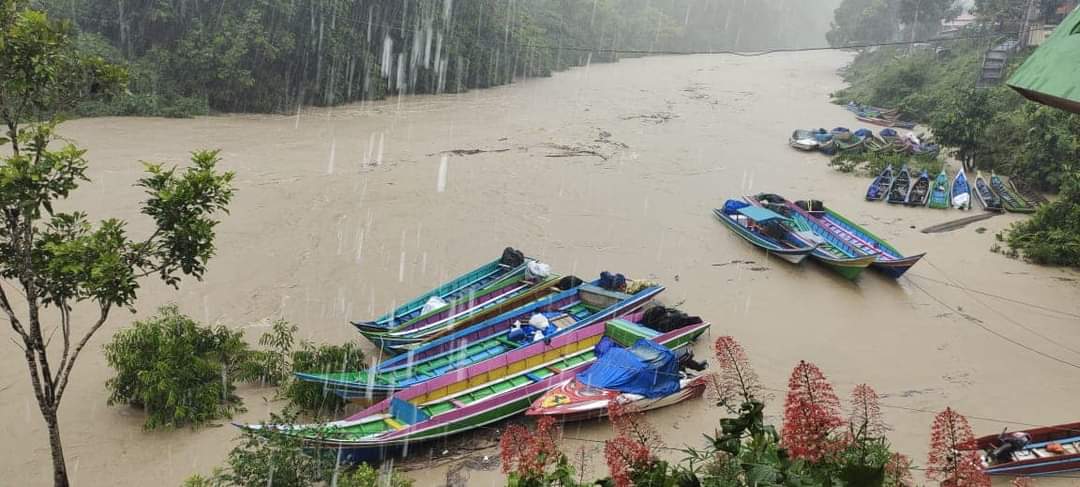 Waspada Banjir, Camat Lumbis Pansiangan Ingatkan Warga Tetap Siaga