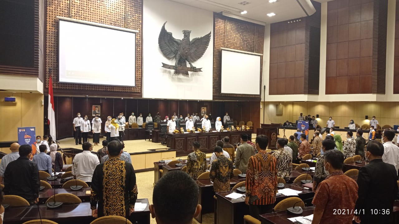 Gubernur Kaltara Menghadiri Rakor Persiapan PON XX Papua 2021