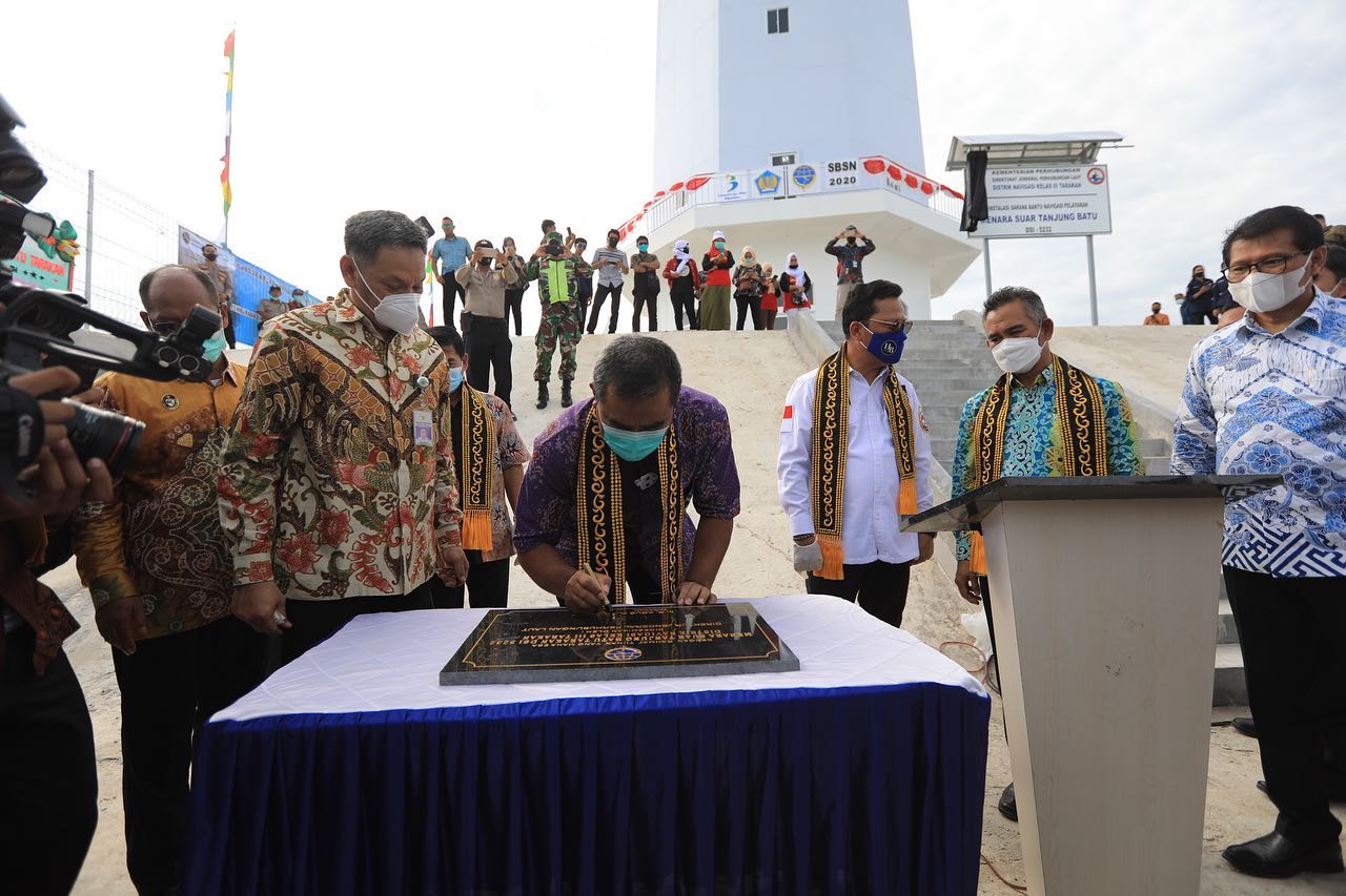 Menara Suar Tanjung Batu Diresmikan, Walikota Berharap Jadi Destinasi Wisata Baru di Tarakan