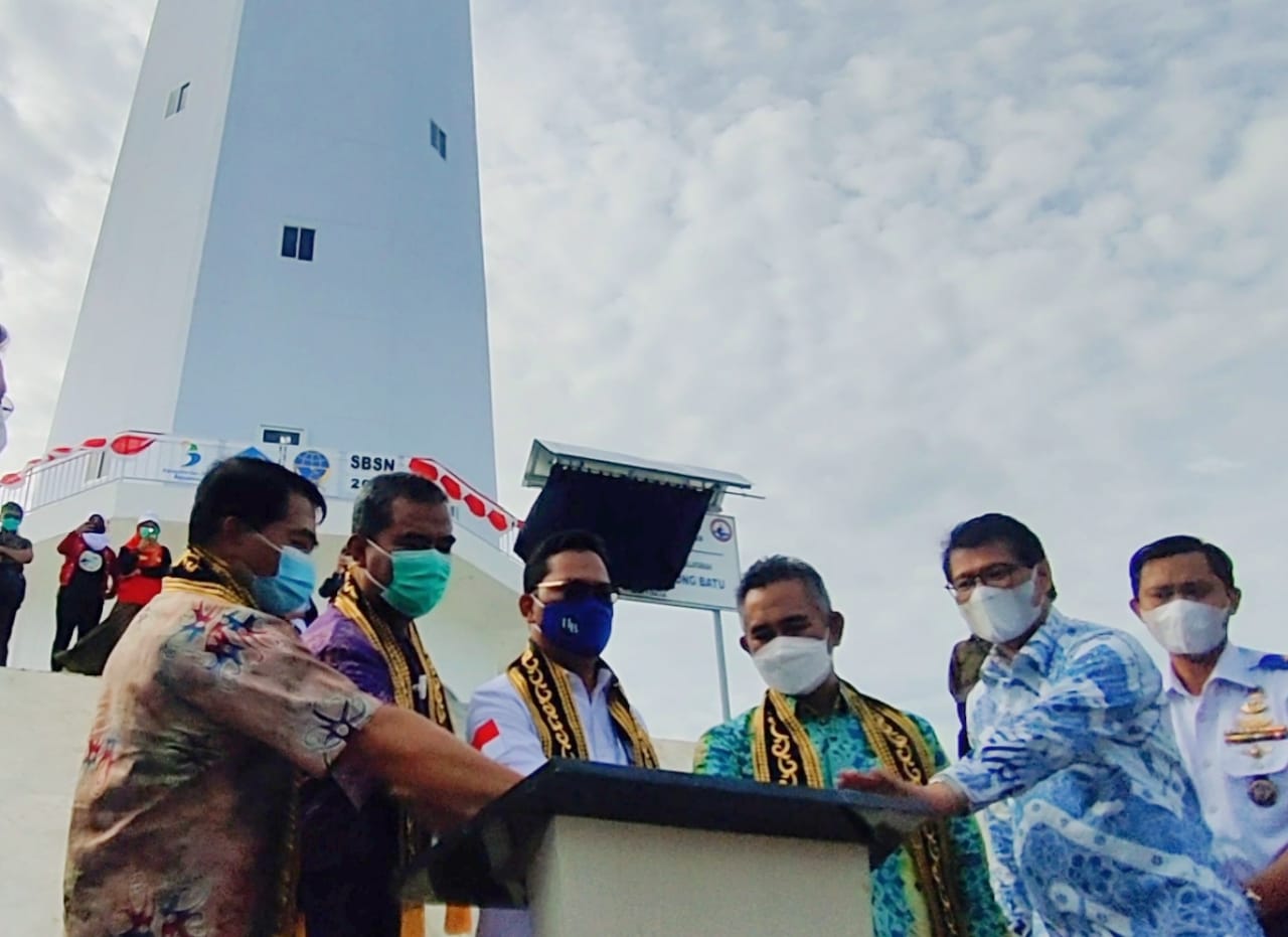 Menara Suar Tanjung Batu Tarakan Diresmikan, Gubernur: Bisa Jadi Destinasi Wisata