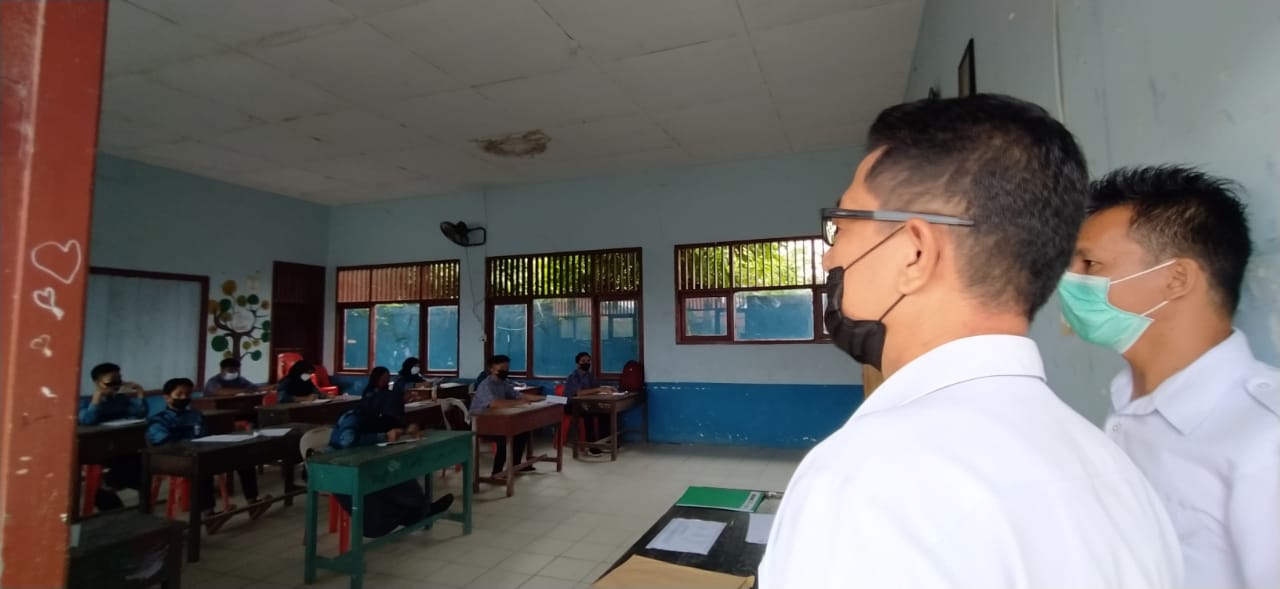 Penerapan Prokes pada Ujian Sekolah SMP di Malinau Dinilai Sangat Ketat