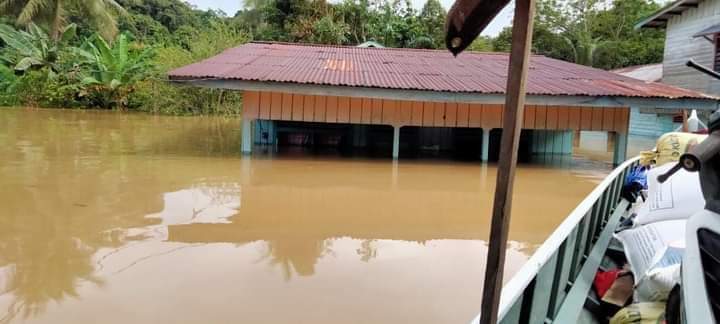 Tiga Kecamatan di Malinau Terendam Banjir, Warga Mengungsi