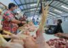 Kunjungi Pasar Induk, Gubernur Pastikan Harga Daging Ayam Masih Normal