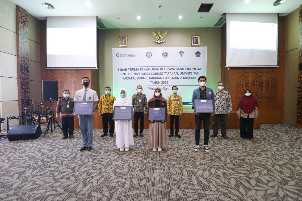 Ratusan Mahasiswa dan Pelajar SMK di Kaltara Dapat Beasiswa dari Bank Indonesia