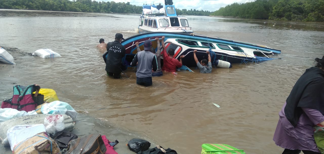 Kecelakaan Speedboat Diakibatkan Pusaran Air, Satu Orang Belum Ditemukan