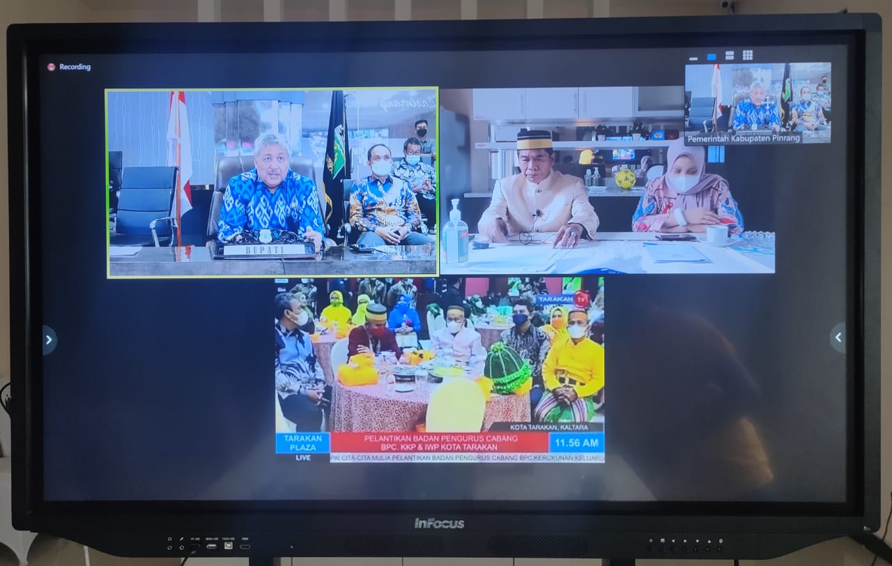 Dihadiri Bupati Pinrang, BPC KKP dan IWP Tarakan Resmi Dilantik