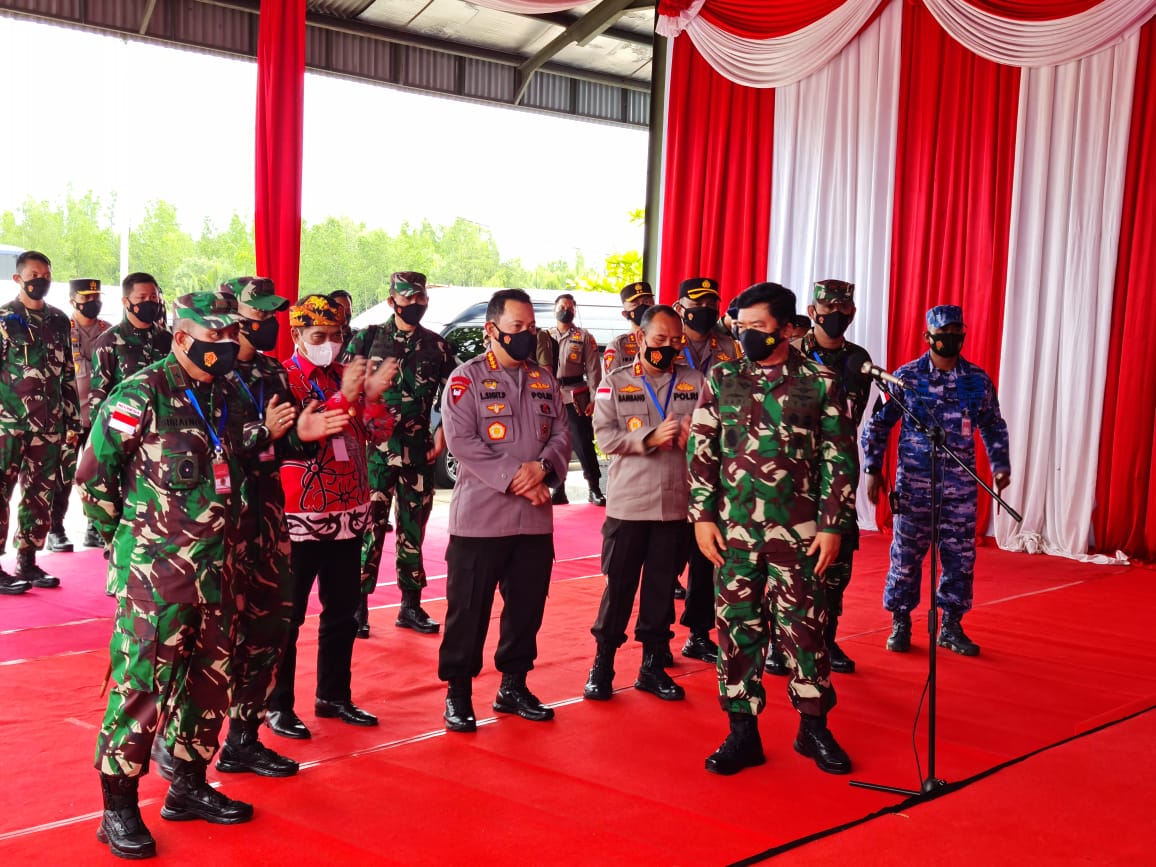 Gubernur Laporkan Kondisi Terkini Covid-19 ke Panglima TNI dan Kapolri