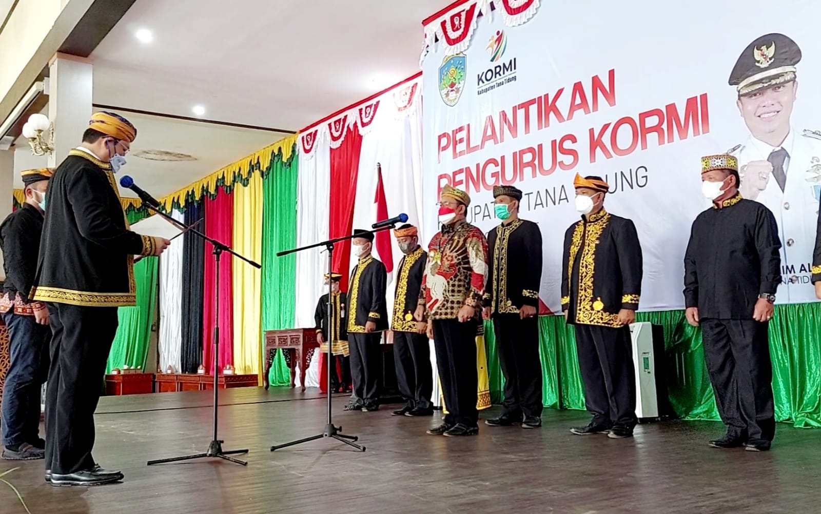 Hendrik Resmi Dilantik Sebagai Ketua KORMI Tana Tidung Masa Bakti 2021-2025