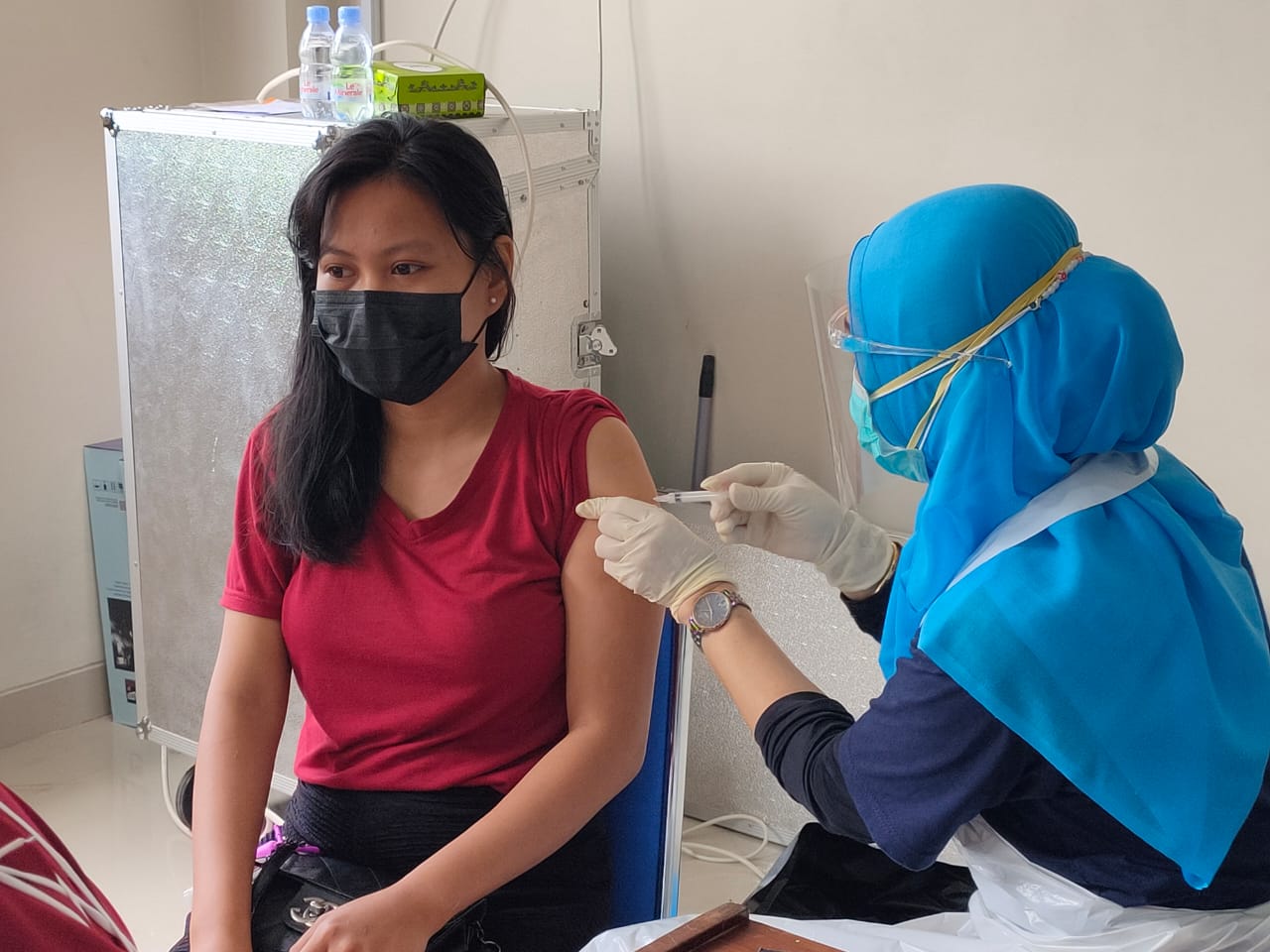 Deddy Sitorus Kembali Gelar Vaksinasi Dosis Kedua di Kaltara