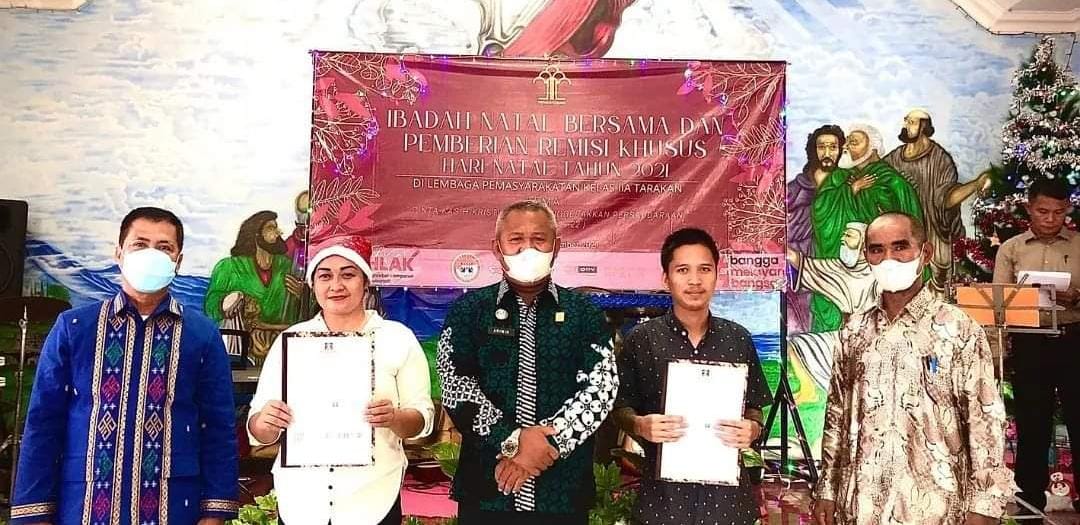 35 Narapidana Lapas Tarakan Terima Remisi Natal 2021