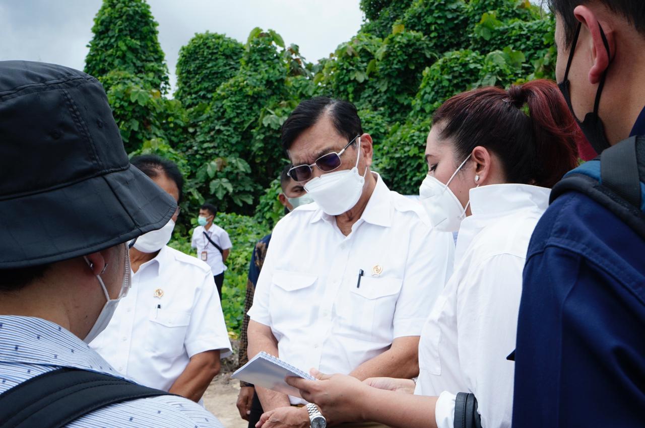 Menteri Luhut Tinjau Persiapan Groundbreaking KIPI, Presiden Jokowi Dijadwalkan ke Kaltara 16 Desember