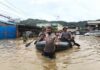 380 Personel Polri Bantu Penanganan Banjir dan Longsor di Jayapura