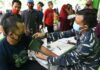 Percepat Herd Immunity, Lantamal Tarakan Gelar Vaksinasi Mobile di Juata Permai