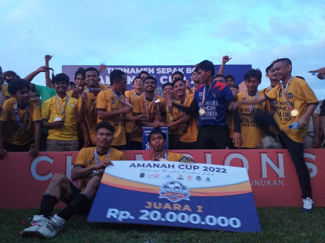 Taklukan Ikapi di Final, Saliwu FC Juara Amanah Cup 2022
