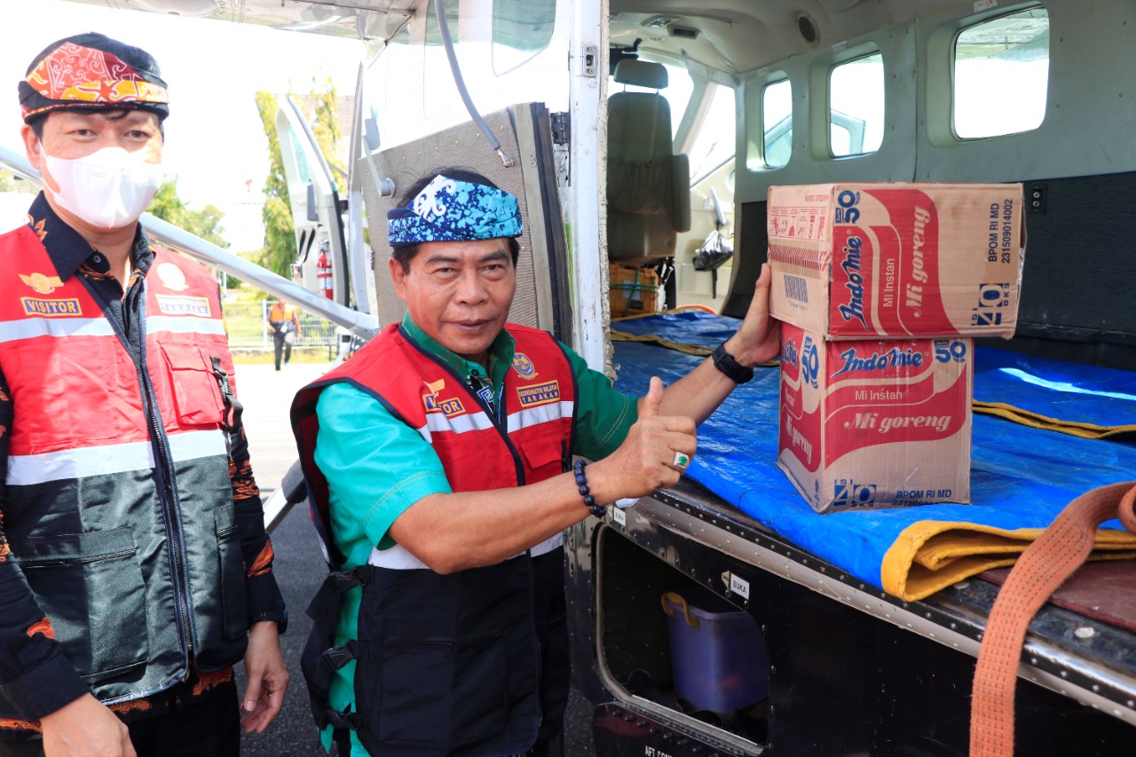 Gubernur Launching SOA Barang ke Krayan