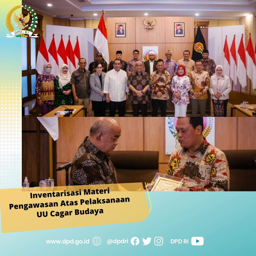 Komite III DPD RI Inventarisasi Materi Pengawasan UU Cagar Budaya di Yogyakarta