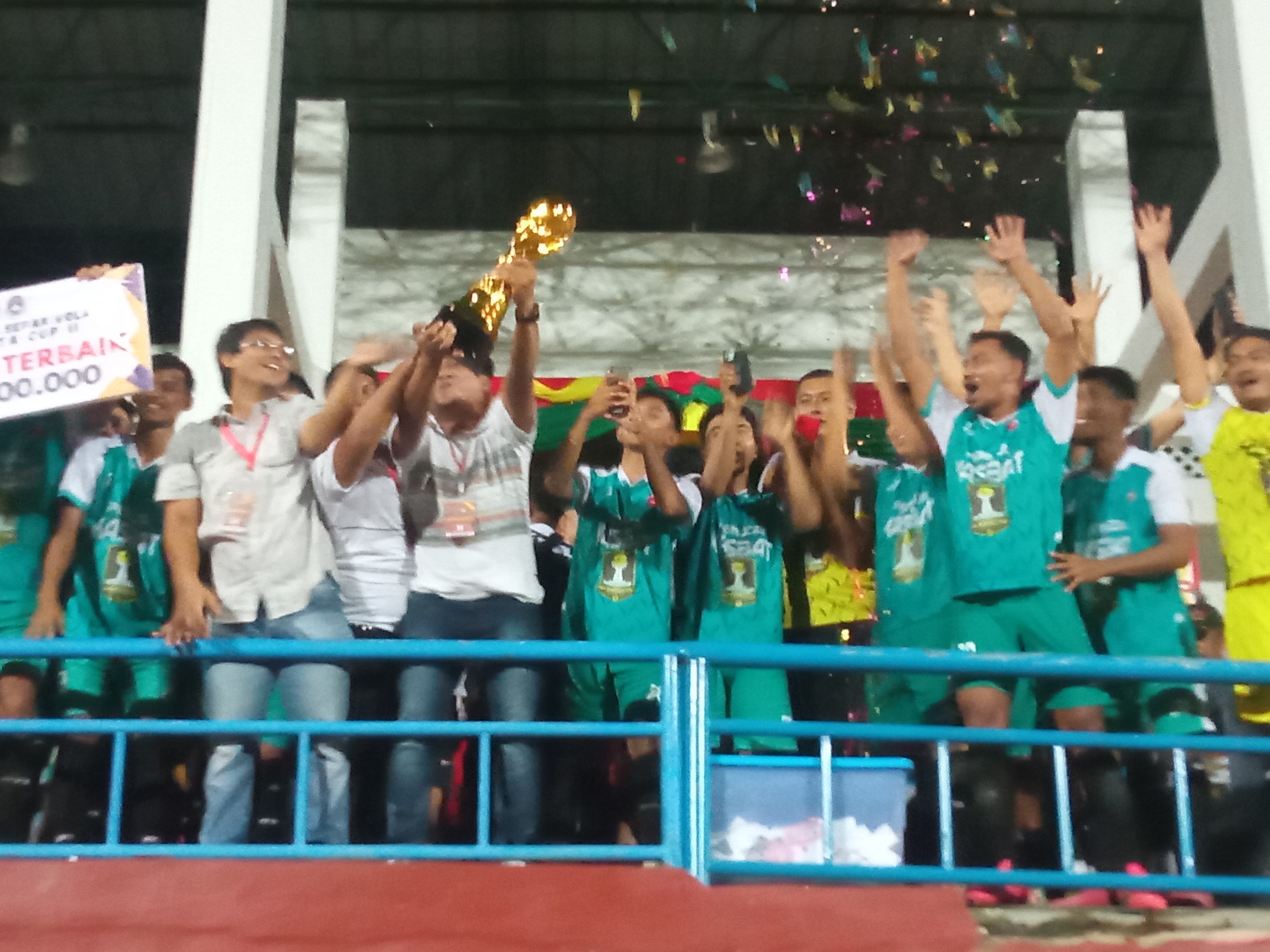Pemuda Kasbat  FC juarai Walikota Tarakan Cup II 2022