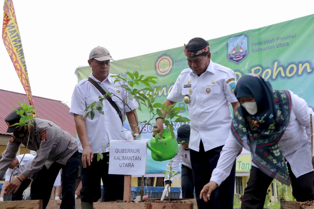 Dukung Indonesia Hijau, Kaltara Turut Gerakan Penanaman Seribu Pohon Serentak