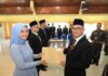 Wali Kota Tarakan Serahkan SK PNS Sekaligus Melantik