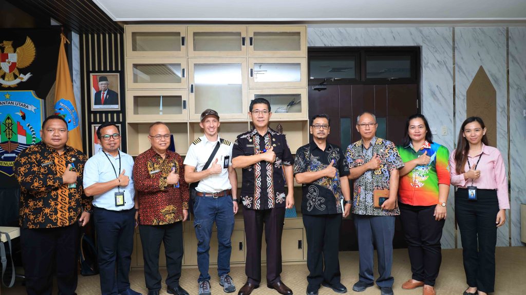 Temui Wagub Yansen, MAF Indonesia Bahas Rencana Penerbangan Medis Kaltara