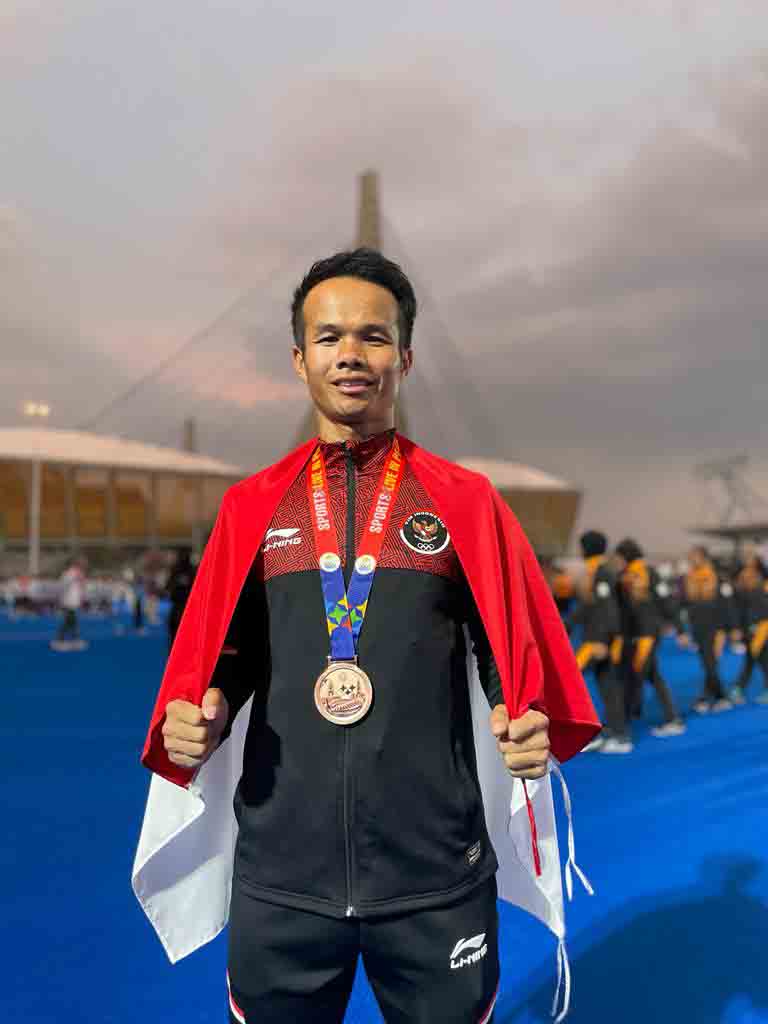 Harumkan Nama Indonesia, Pemuda Asal Kaltara Ini Raih Medali Perunggu di Ajang Sea Games