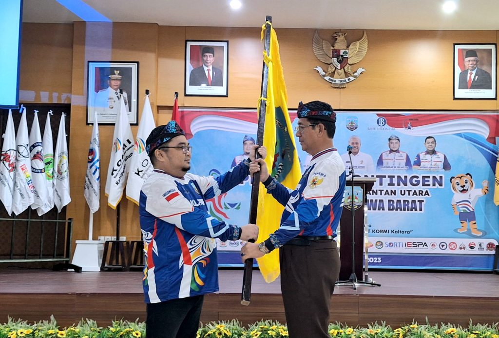 Wagub Yansen Beri Semangat 174 Atlet KORMI Kaltara ke Fornas VII 2023 Jawa Barat