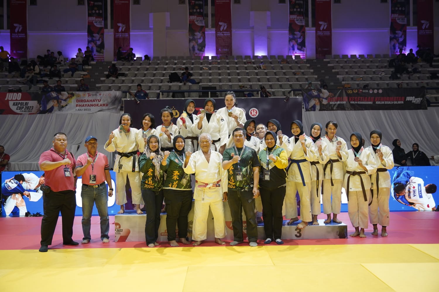 Srikandi Polda Kaltara Raih Juara Kapolri Cup Kelas Judo 2023