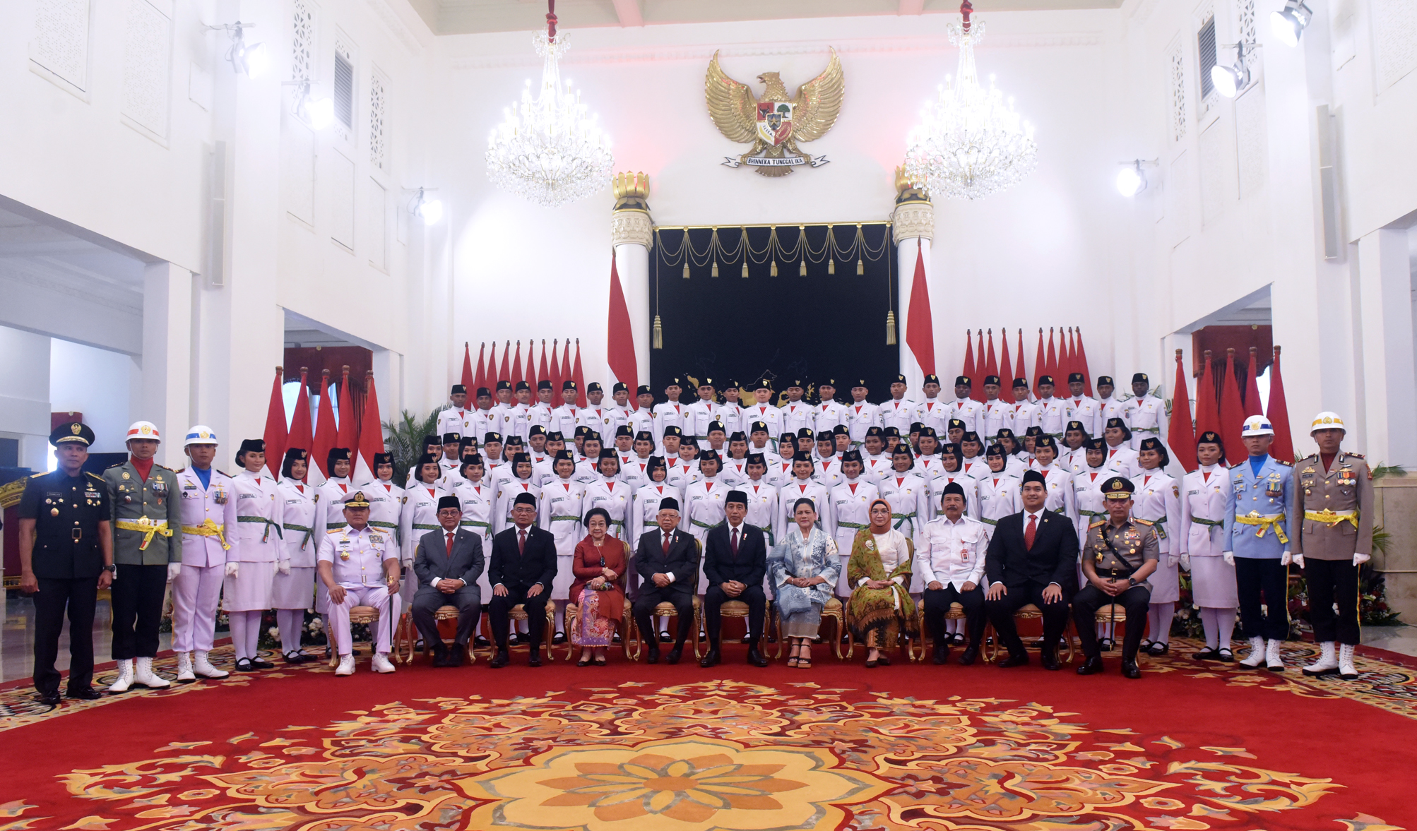 76 Anggota Paskibraka 2023 Dikukuhkan Presiden Jokowi, Berikut Daftar Namanya