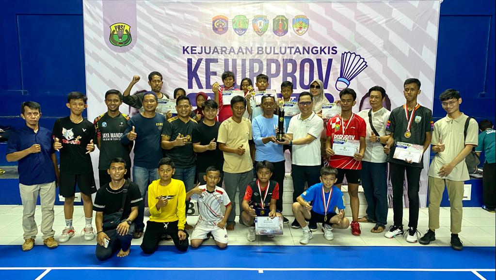 Kontingen Tarakan Juara Umum Kejurprov Bulutangkis di Malinau, Hasan Basri: Selamat!