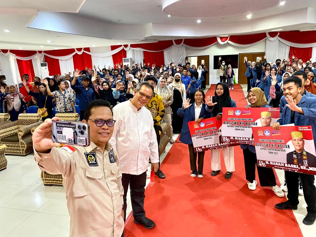 Sambangi Kampus UB Tarakan, Hasan Basri Berikan Lebih 340 Beasiswa KIP Kuliah 2023