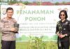 Sambut Hari Jadi Humas Polri ke-72, Bidhumas Polda Kaltara Gelar Penanaman Pohon